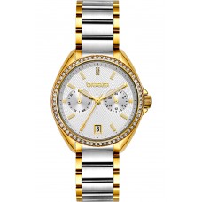 BREEZE Royalisse Crystals Two Tone Stainless Steel Bracelet 712161.2